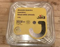 Sliced white almonds