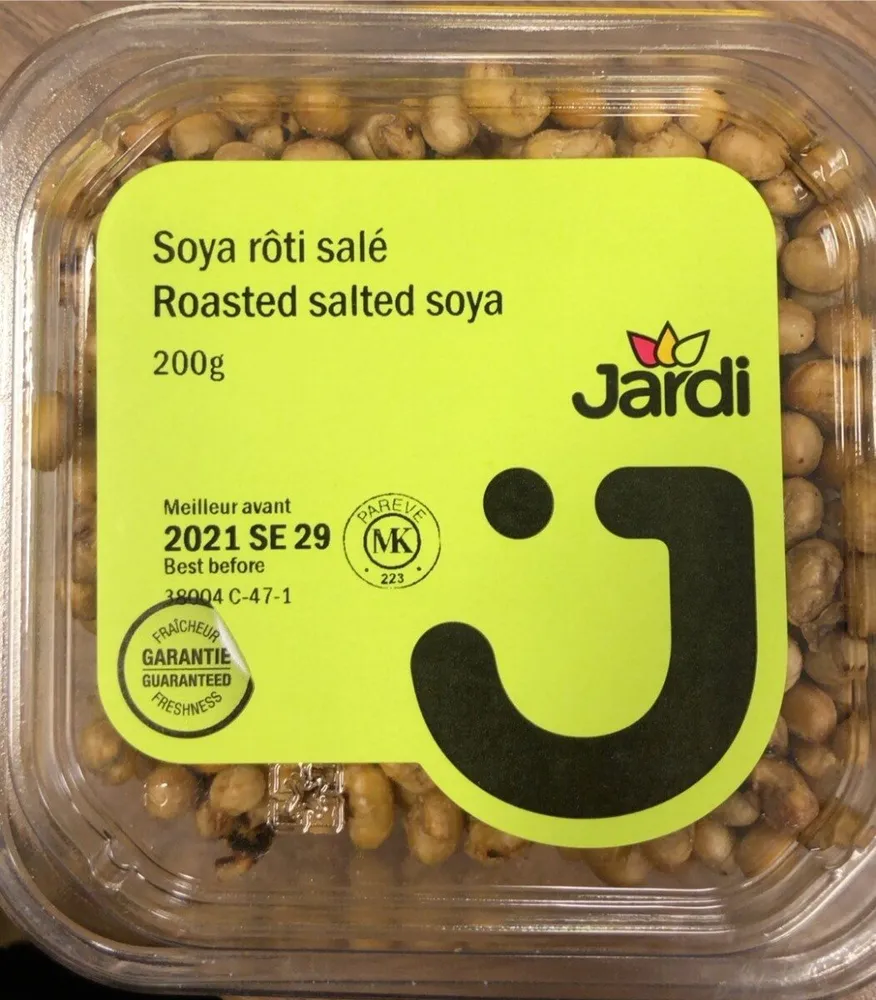 Soya rôti salé