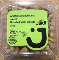 Arachides blanches non salées