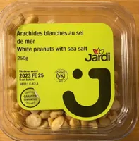 Arachides blanches au sel de mer