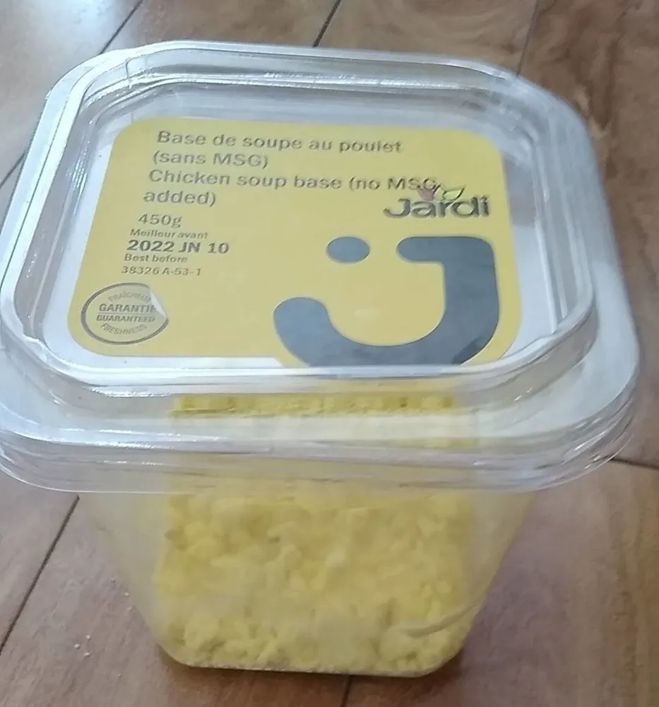 Base de soupe au poulet