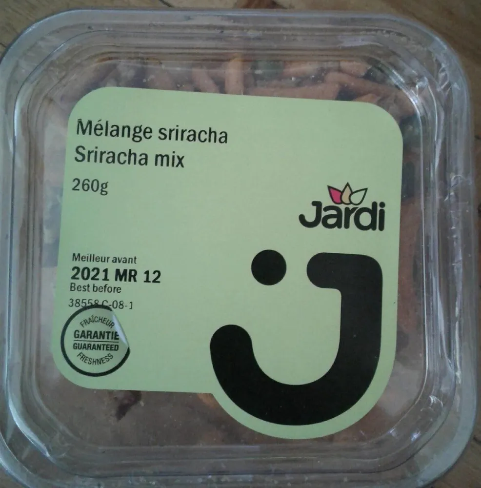 Mélange sriracha