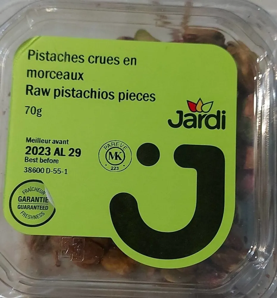 Pistaches crues