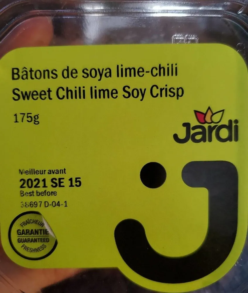 Bâtons de soya lime-chili