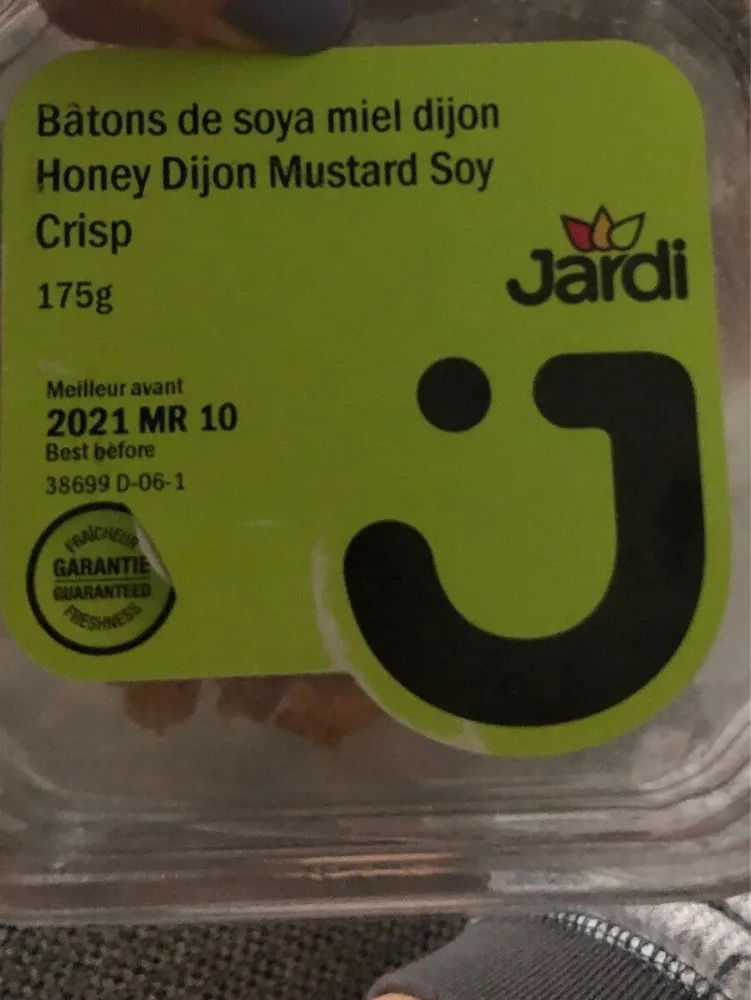 Honey dijon mustard soy crisp