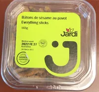 Bâtons de sésame au pavot