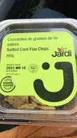 Croustilles de graines de lin salées