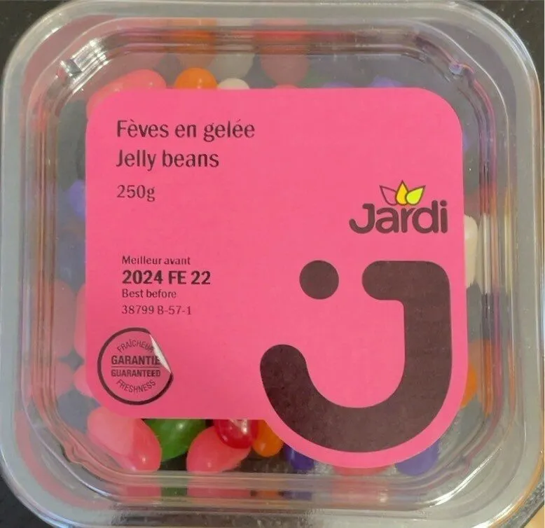 Fèves en gelée