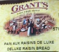 Deluxe raisin bread