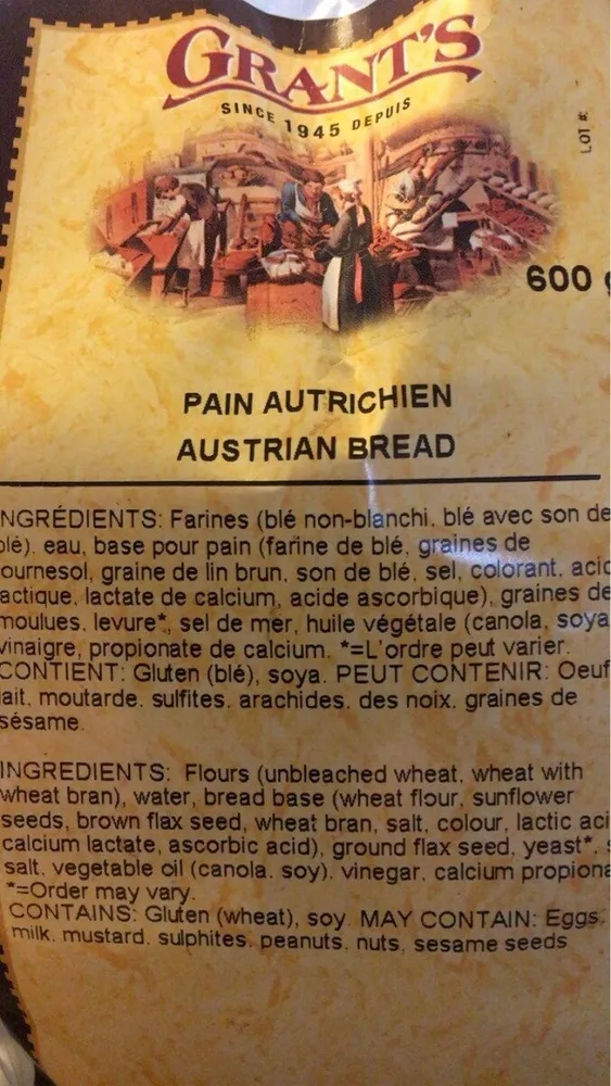 Pain autrichien/ Austrian bread