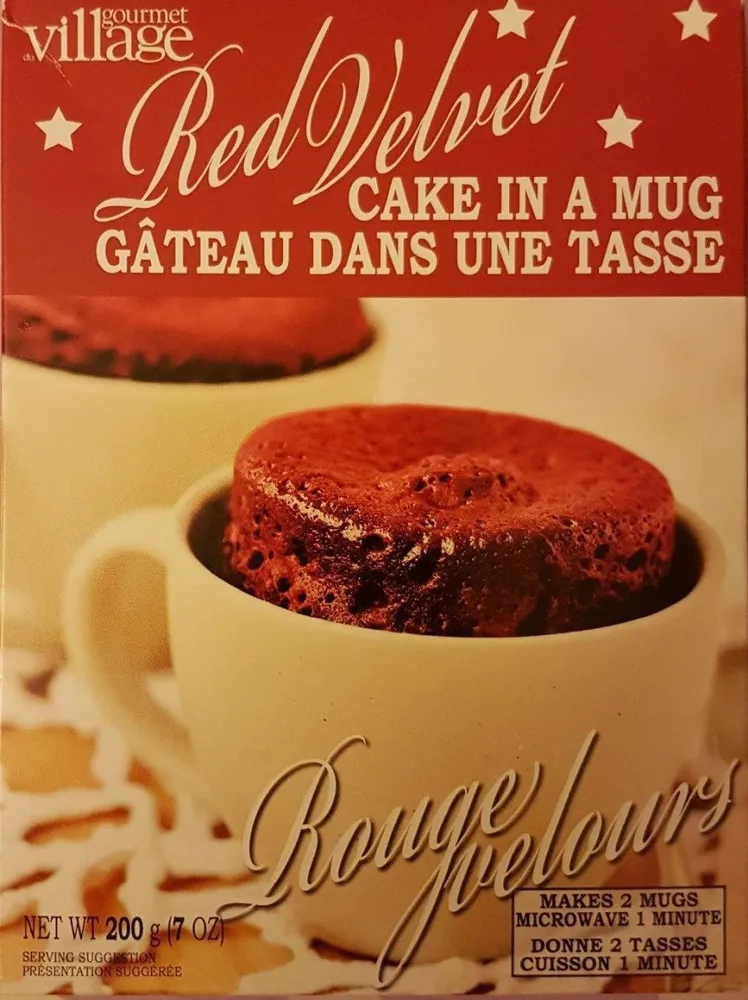 Gâteau dans une tasse - rouge velours