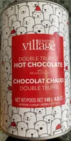 Double truffle hot chocolate, chocolat chaud double truffle