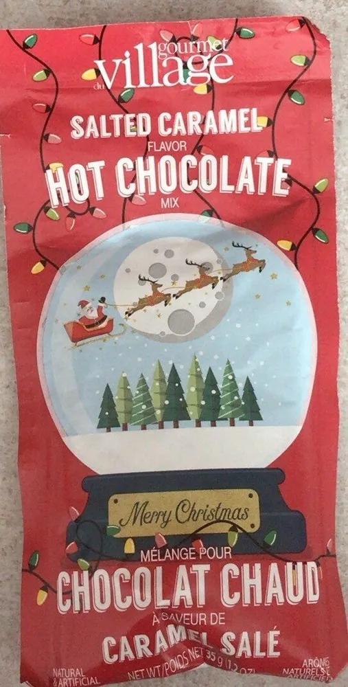 Salted caramel hot chocolate