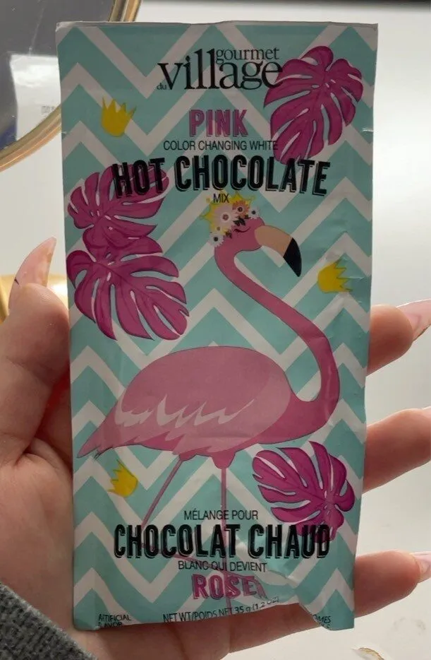 Pink Color Changing White Hot Chocolate