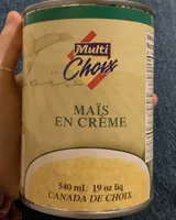 Maïs en crème