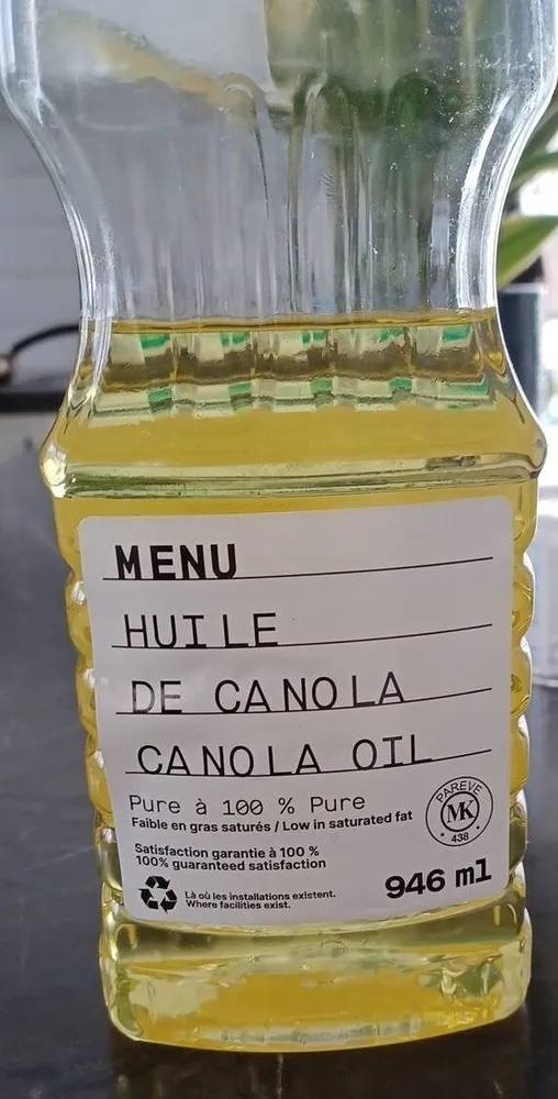 Huile canola