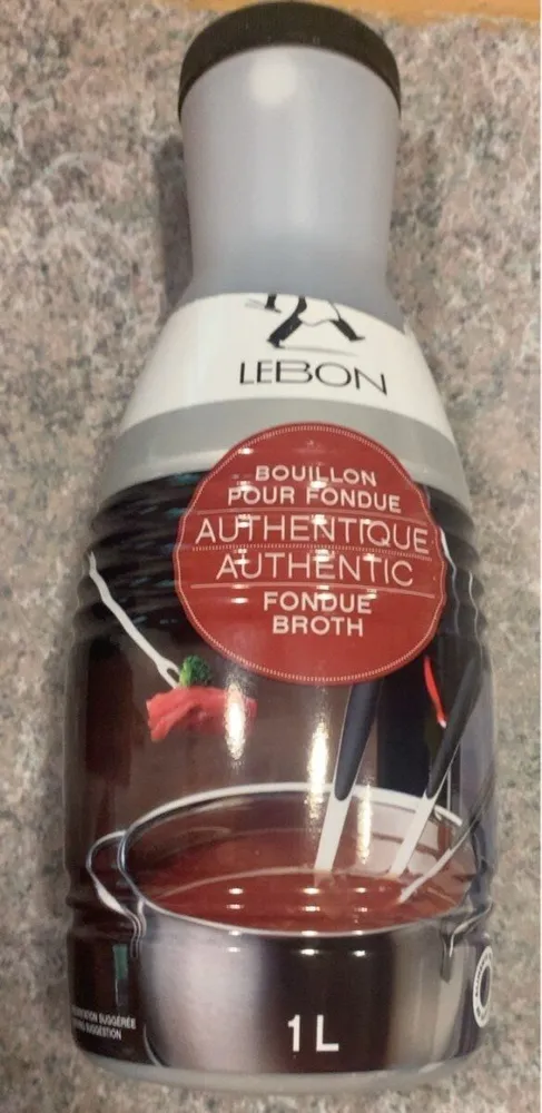 Bouillon pour fondue