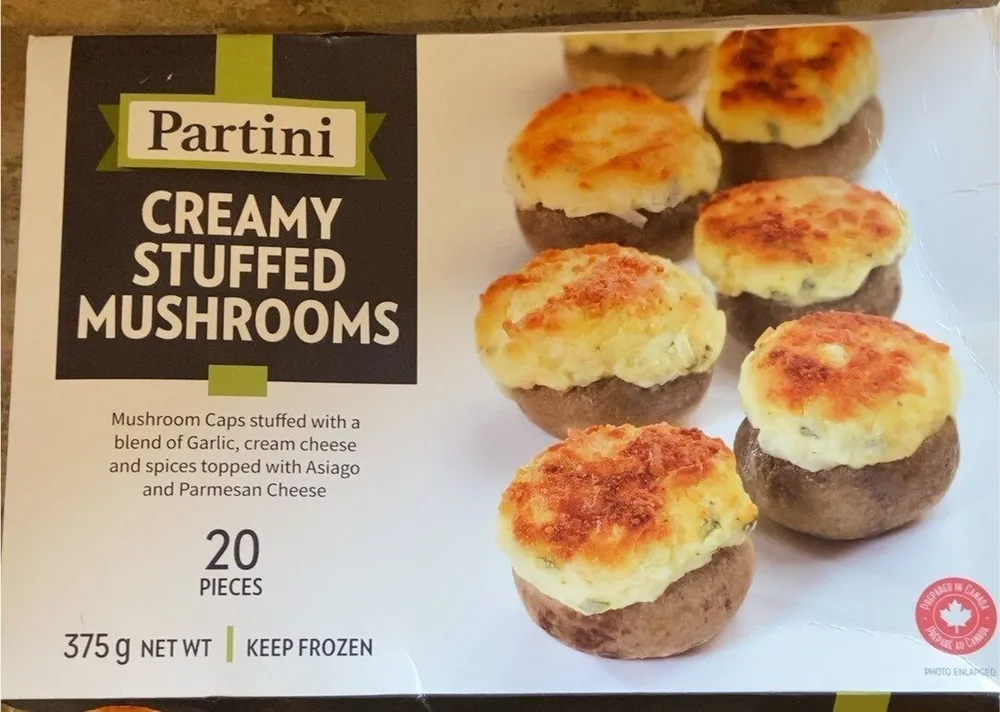 Creamy stuffed mushrooms
