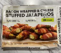 Bacon Wrapped & Cheese Stuffed JALAPEÑOS