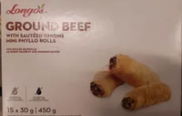 Mini phyllo rolls ground beef