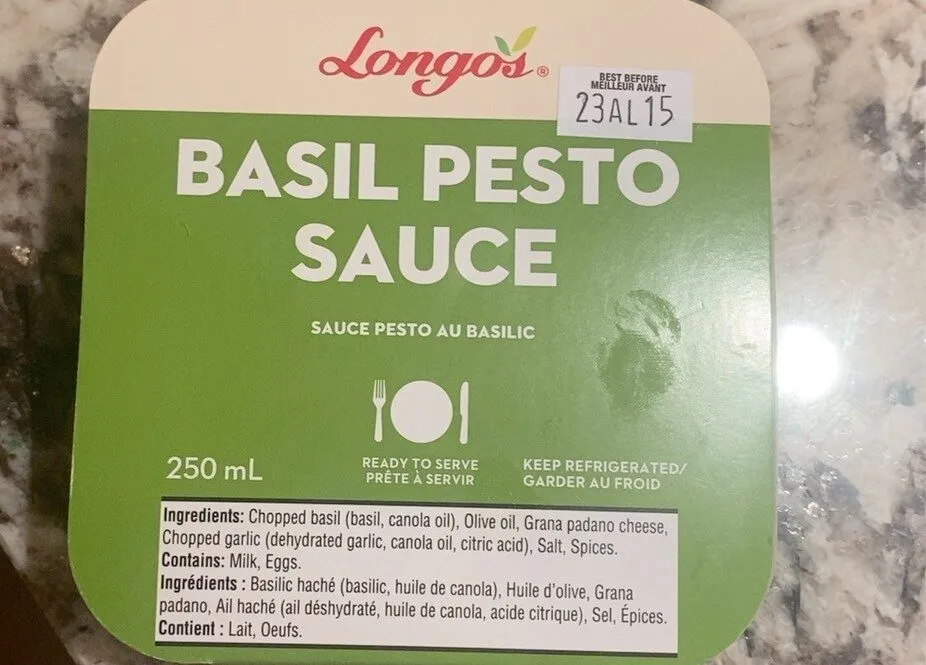 basil pesto sauce