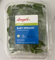 Organic baby spinach