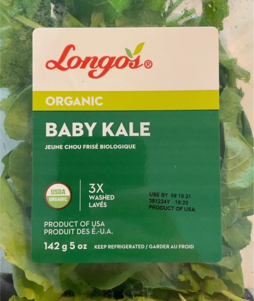 organic baby kale
