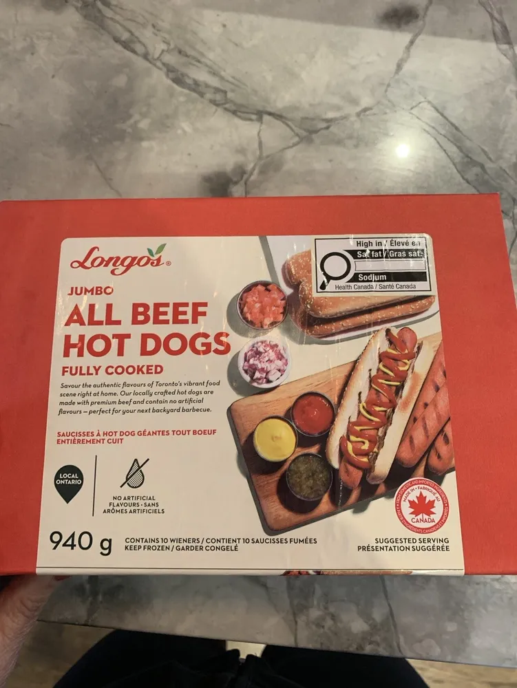 All Beef Hotdog