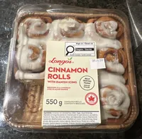 Longos Cinnamon Rolls With Danish Icing