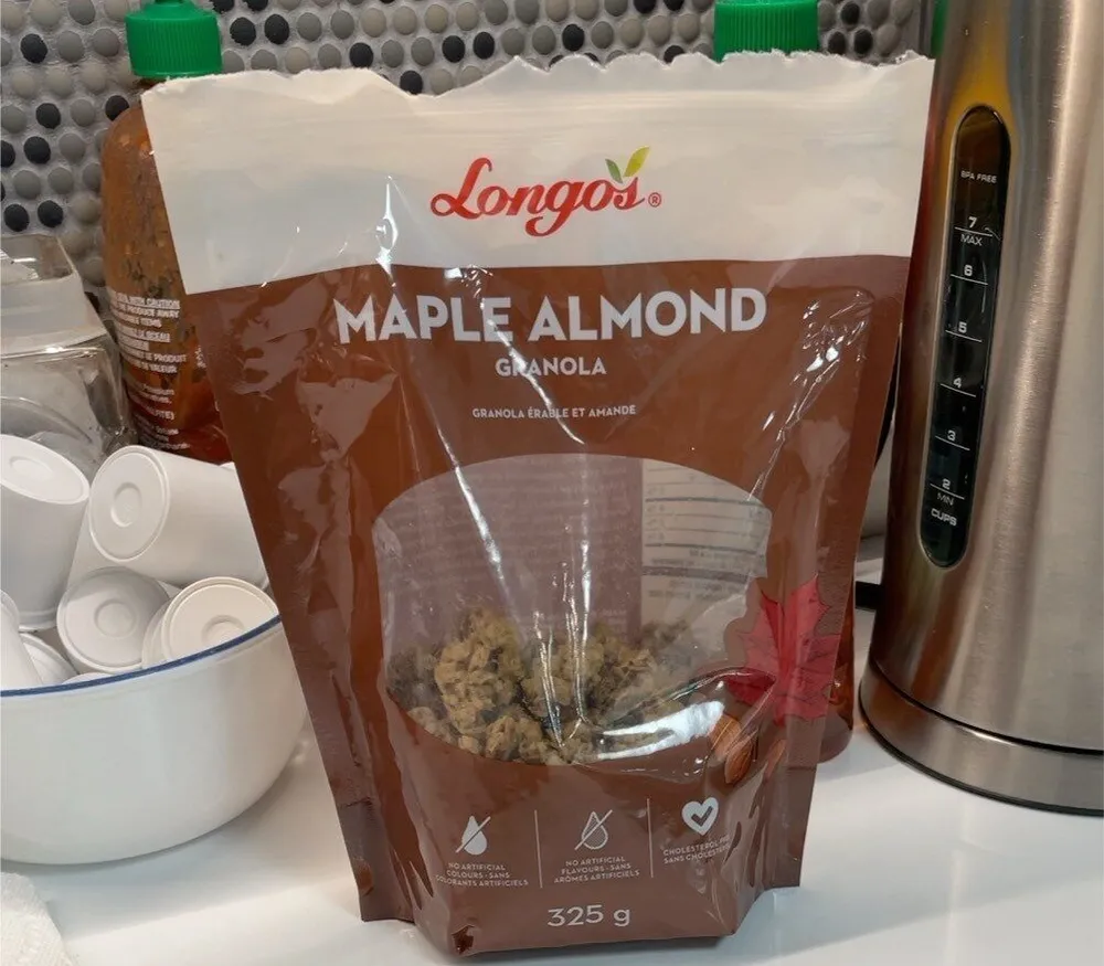 Maple almond granola