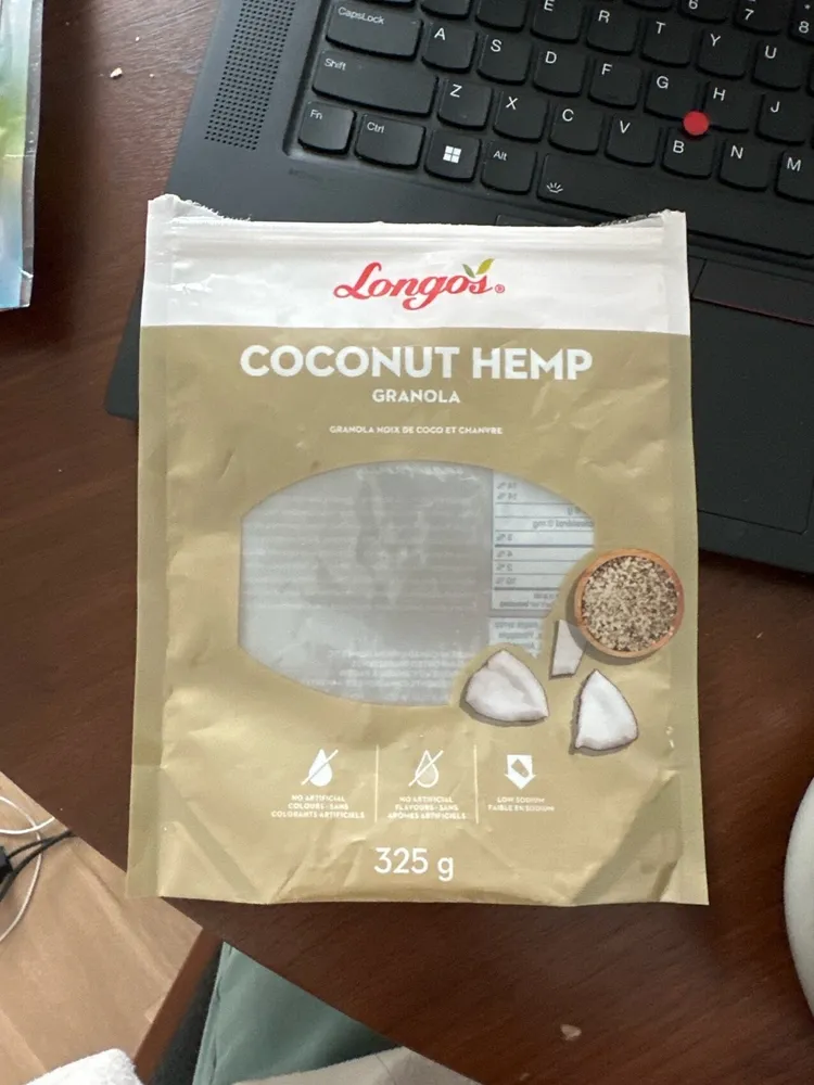 Longos coconut hemp granola
