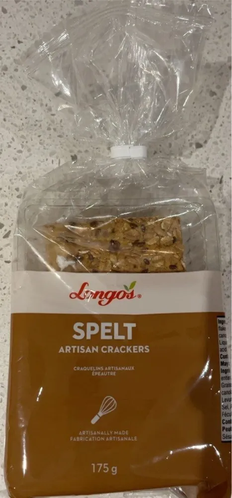 Spelt artisan crackers