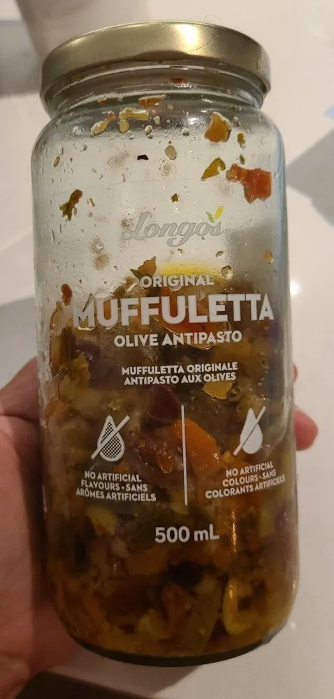 Muffuletta originale antipasto aux olives