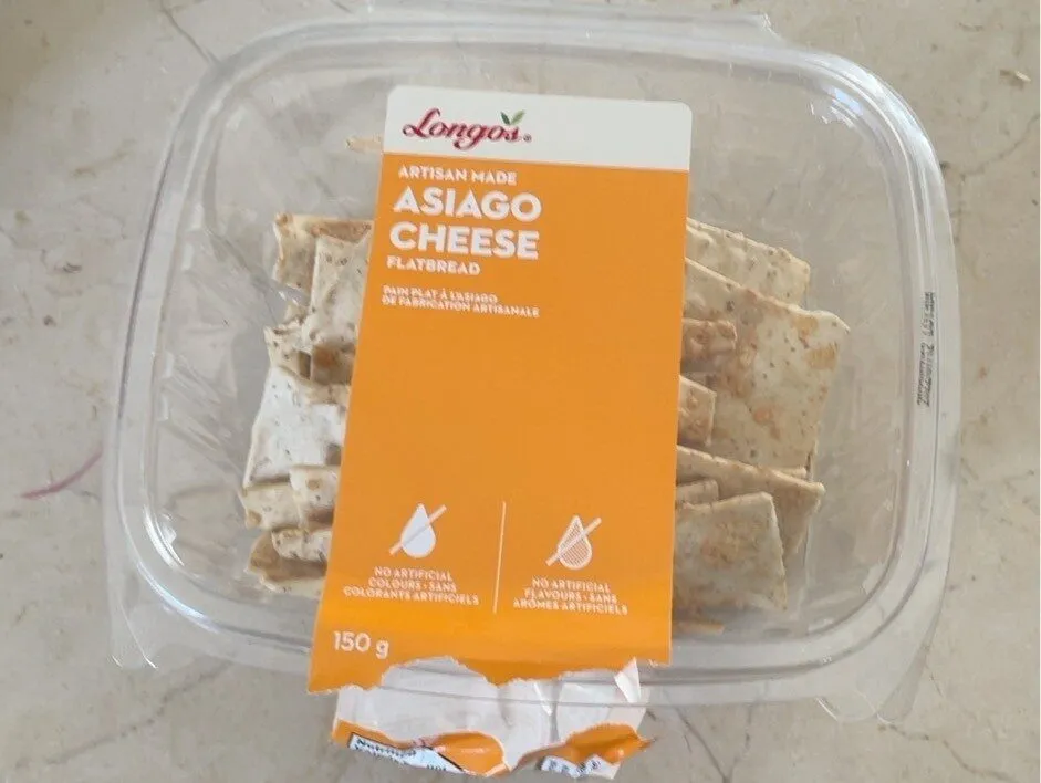 Asiago cheese flatbread