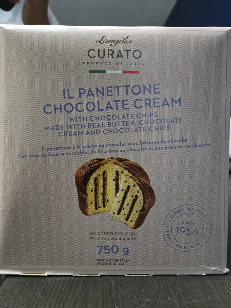 Pannetone Chocolate Cream