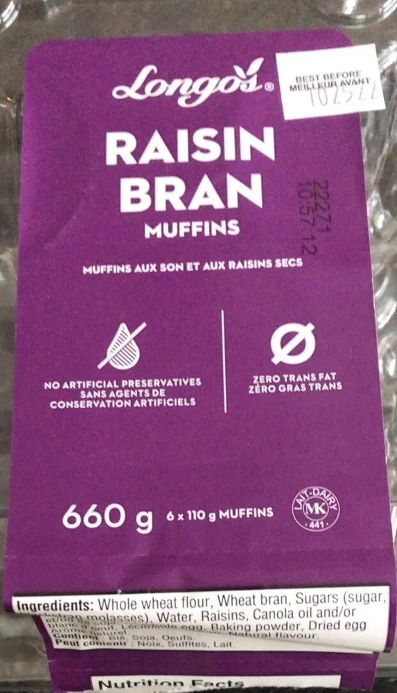 Raisin bran muffins