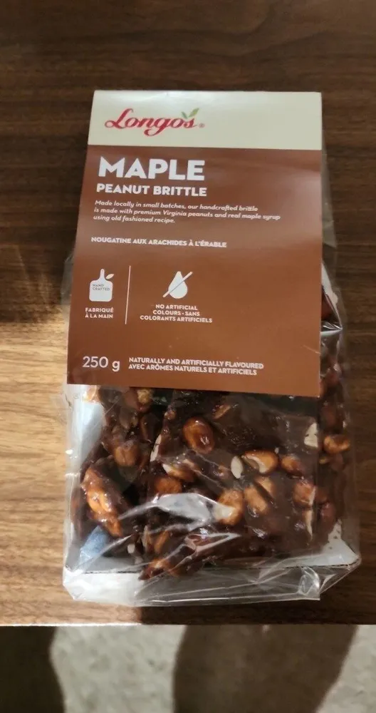 Maple Peanut Brittle