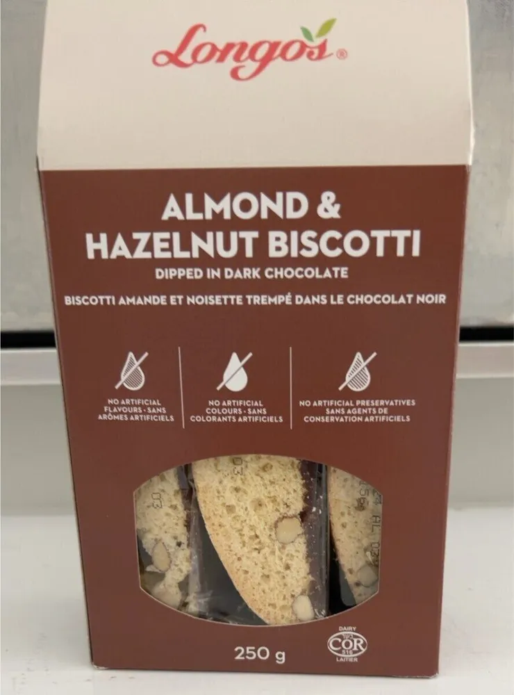 Almond and hazelnut biscotti