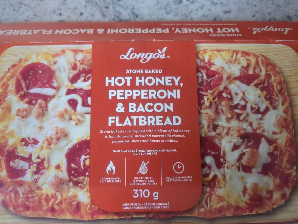 Hot Honey Pepperoni &Bacon Flatbread