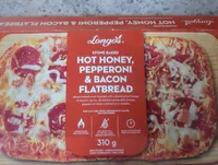Hot Honey Pepperoni &Bacon Flatbread