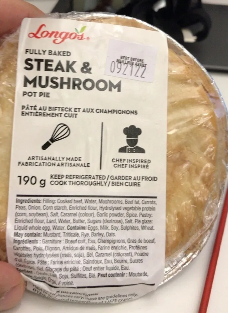 Steak & Mushroom Pot Pie