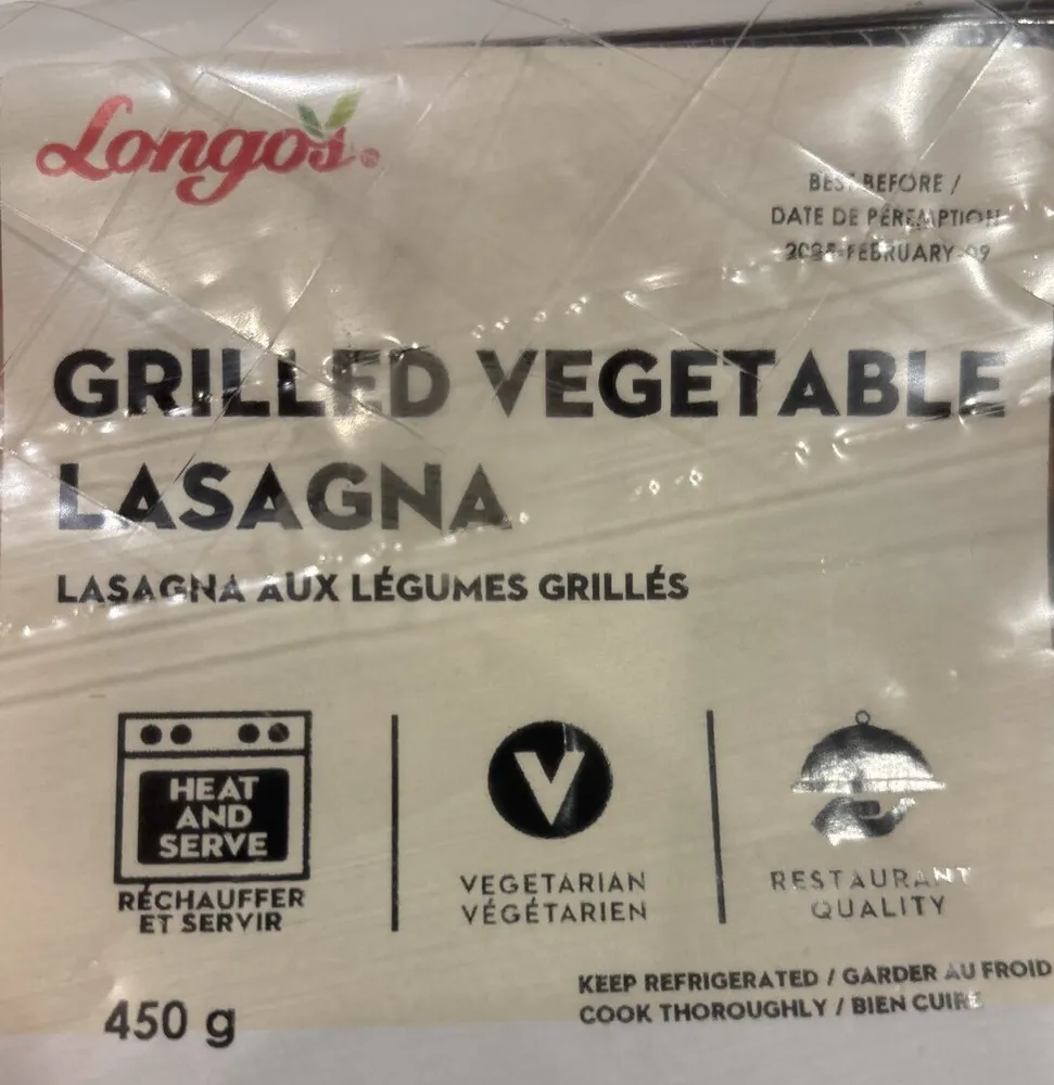 Vegetable lasagna