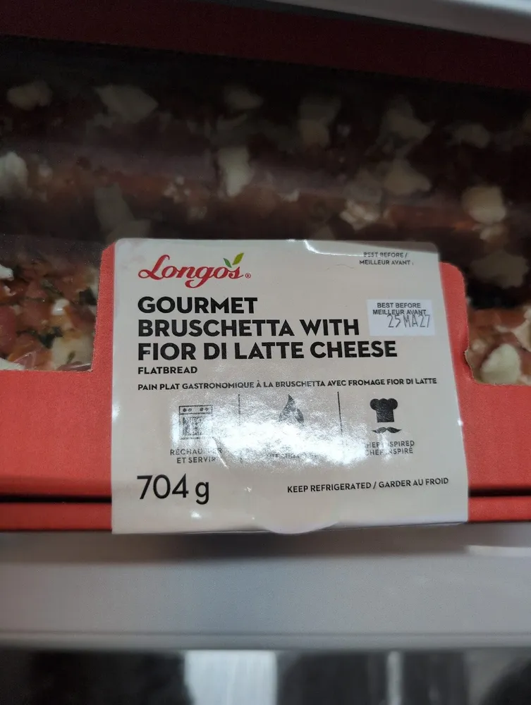 Gourmet Bruschetta With Fior Di Latte Cheese