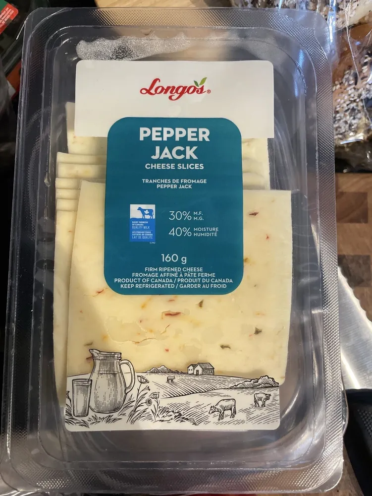 Pepper Jack Cheese Slices