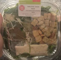 Baby kale caesar salad