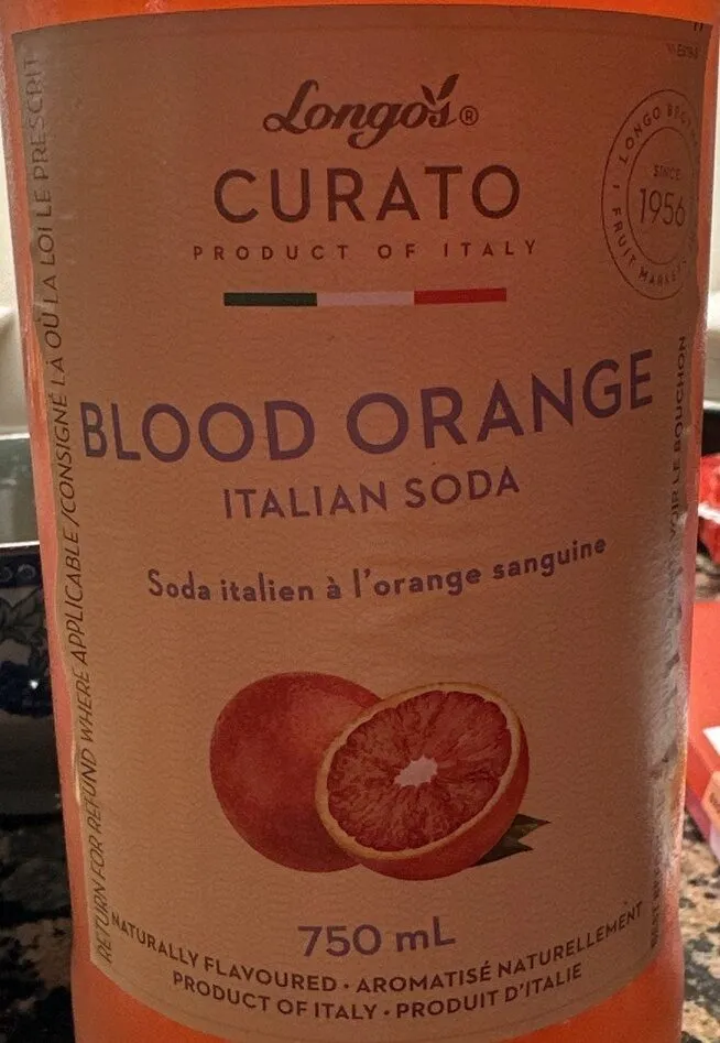 Blood Orange Italian Soda
