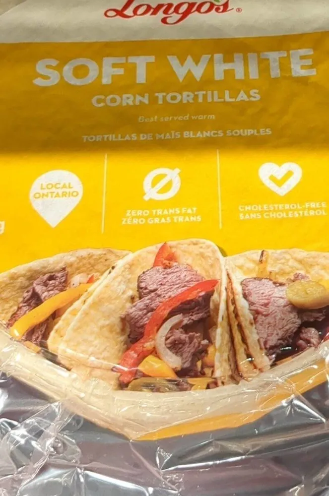 Soft white corn totillas