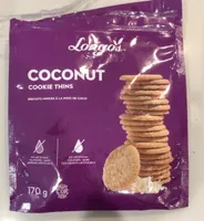 Coconut cookie thins