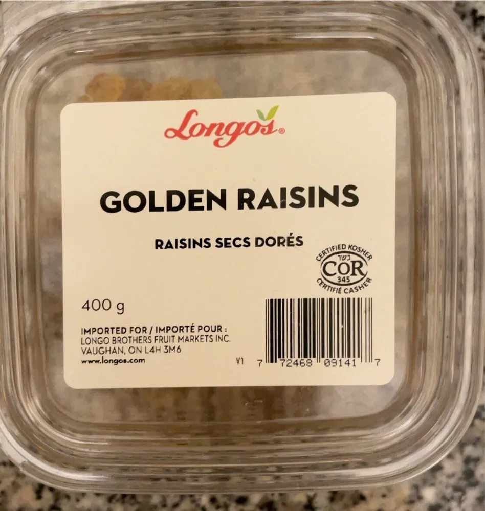 Golden Raisins