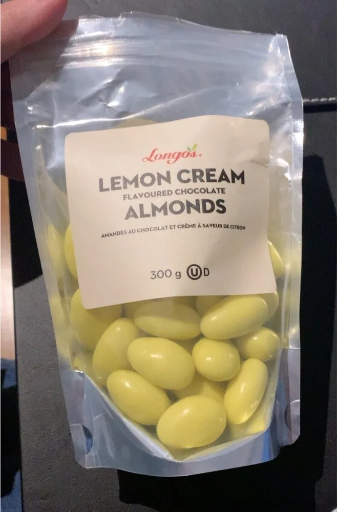 Lemon Cream Flavoured Chocolate Almonds
